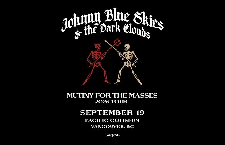 Johnny Blue Skies & the Dark Clouds - Mutiny for the Masses 2026 Tour 