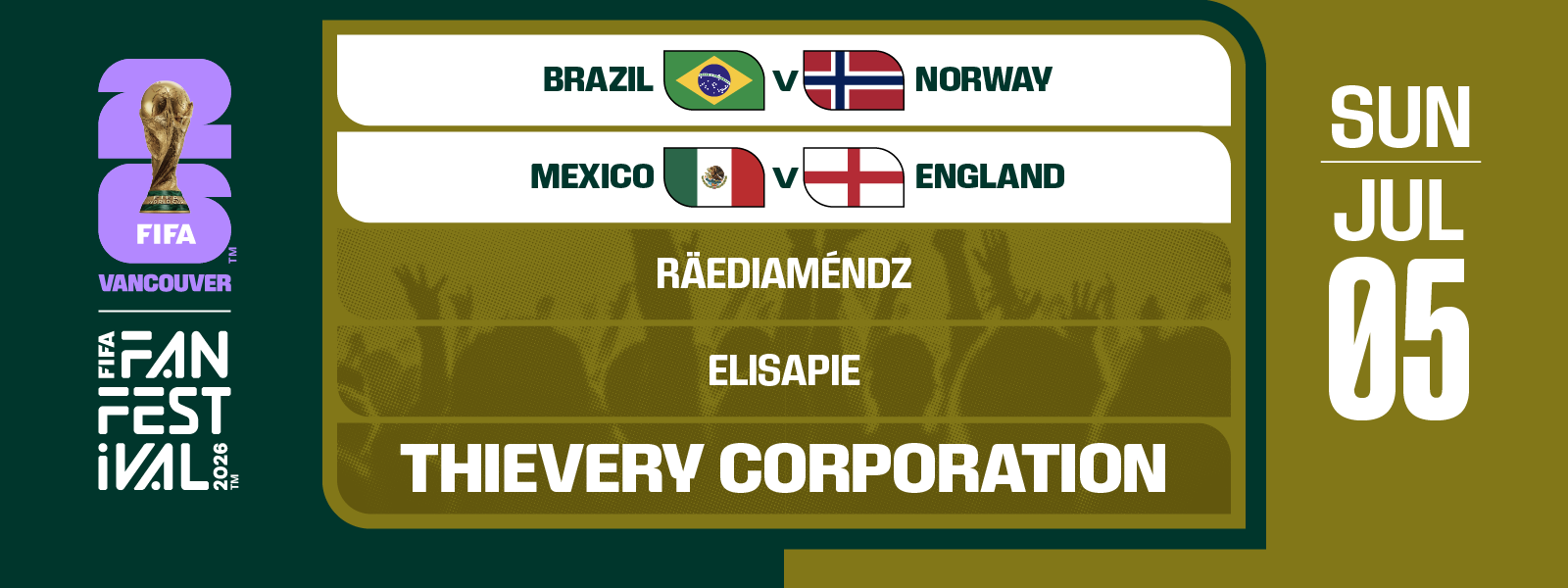 FIFA FAN FESTIVAL™ VANCOUVER | JULY 5