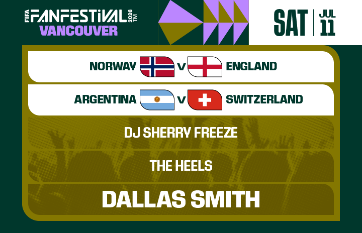 More Info for FIFA FAN FESTIVAL™ VANCOUVER | JULY 11