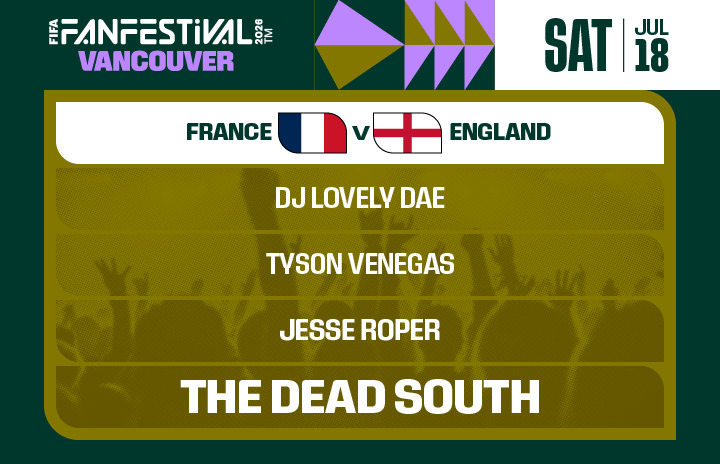 More Info for FIFA FAN FESTIVAL™ VANCOUVER | JULY 18