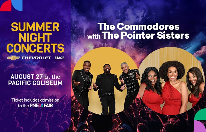 More Info for The Commodores with The Pointer Sisters