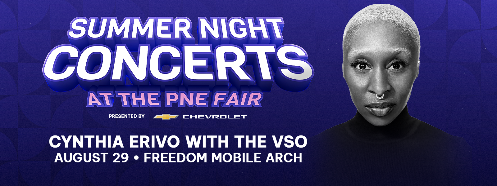 Cynthia Erivo with the VSO