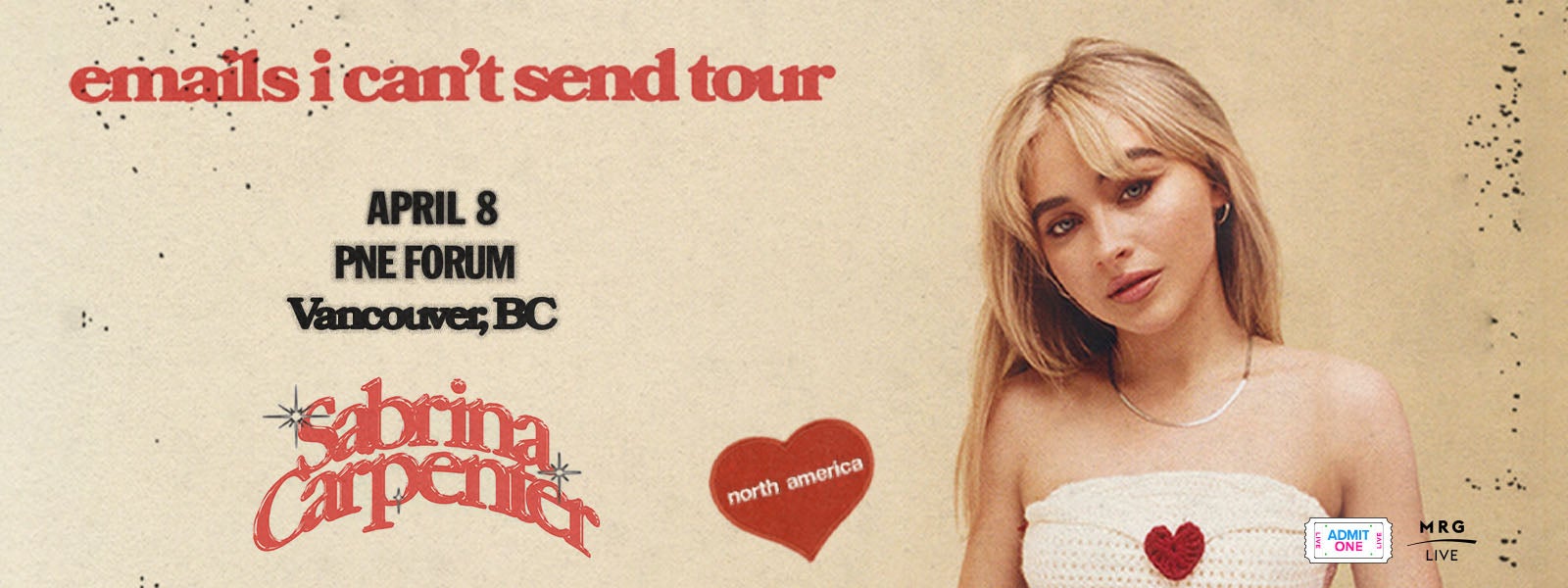 SABRINA CARPENTER: EMAILS I CAN'T SEND TOUR