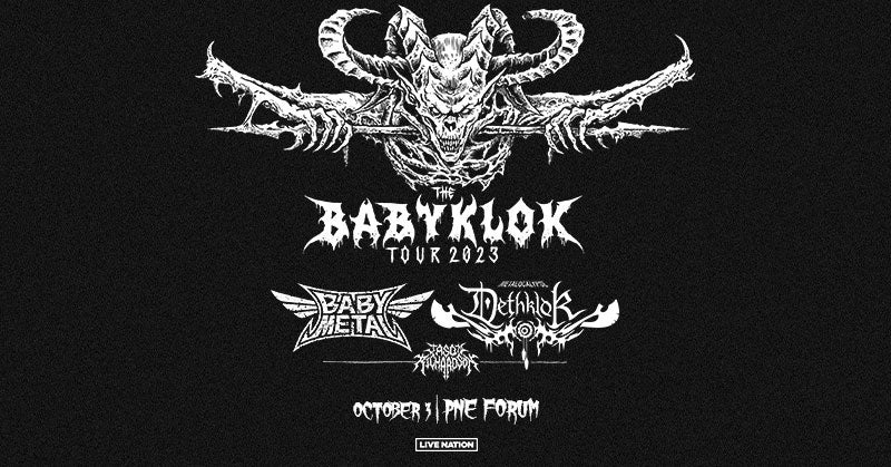 More Info for BABYMETAL & DETHKLOK: THE BABYKLOK TOUR