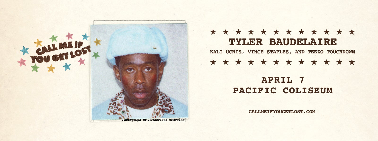 Tyler, The Creator - Call Me If You Get Lost | TicketLeader