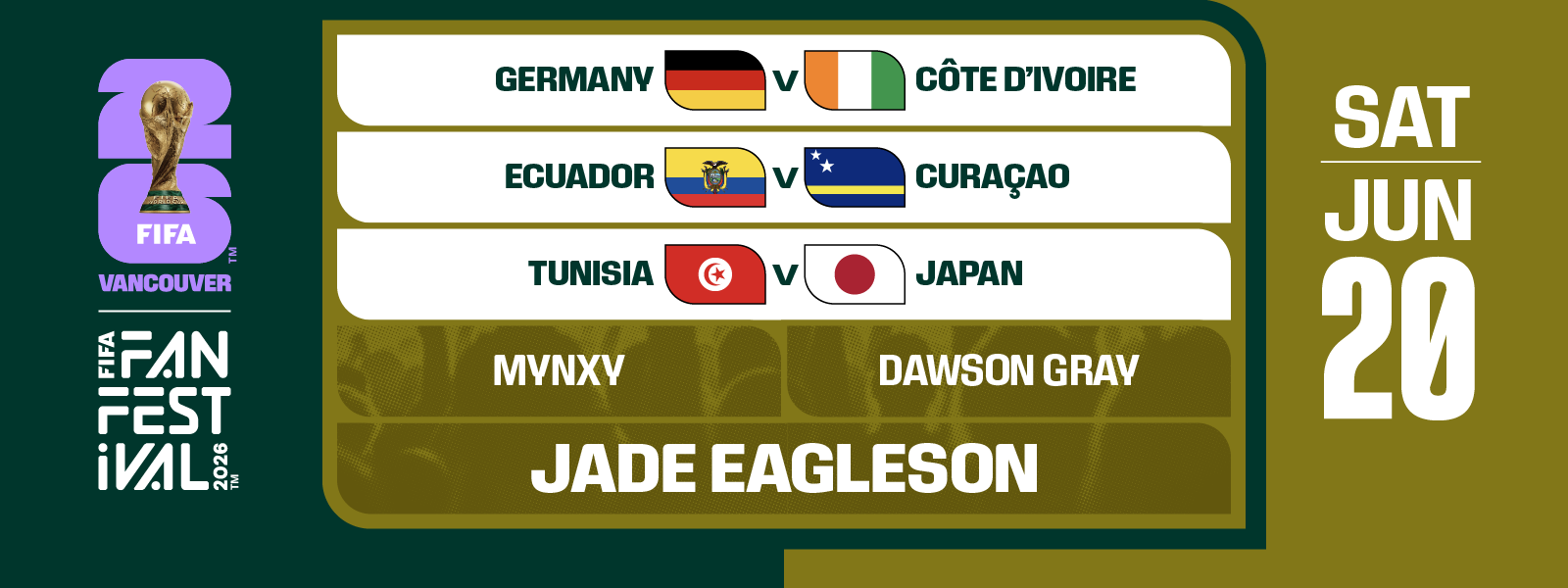 FIFA FAN FESTIVAL™ VANCOUVER | JUNE 20
