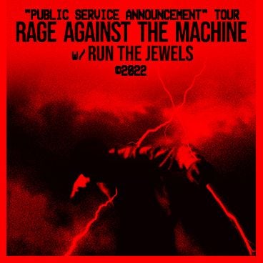 More Info for Rage Against the Machine - NEW DATE