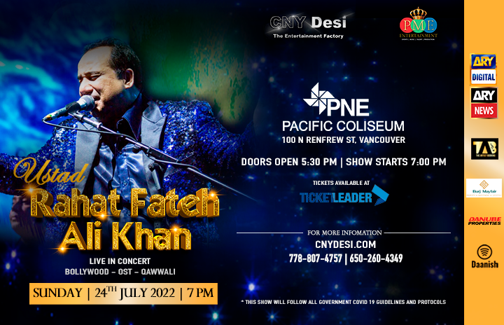 More Info for Ustad Rahat Fateh Ali Khan